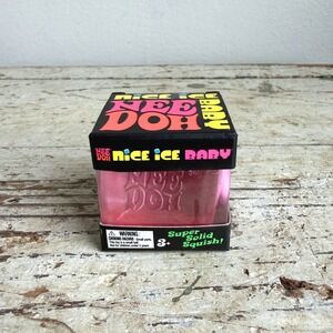 Needoh Nice Baby Mini Ice Cube Fidget Cube Toy PINK Sensor Toy Viral NEW